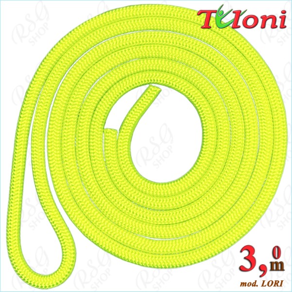 Competition Rope Tuloni 3m mod. Lori col. Neon Lemon Art. T1111