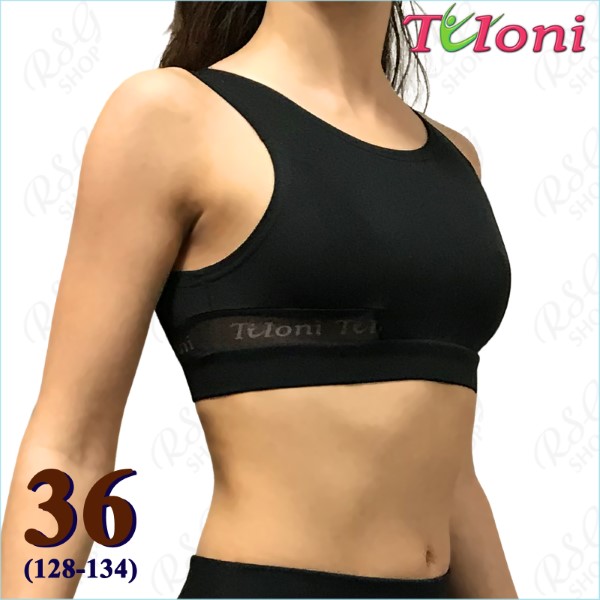 Short Tanktop Tuloni mesh TK-09 s. 36 (128-134) Black TK09PM-B36
