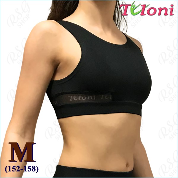 Short Tanktop Tuloni mesh TK-09 s. M (152-158) Black TK09PM-BM