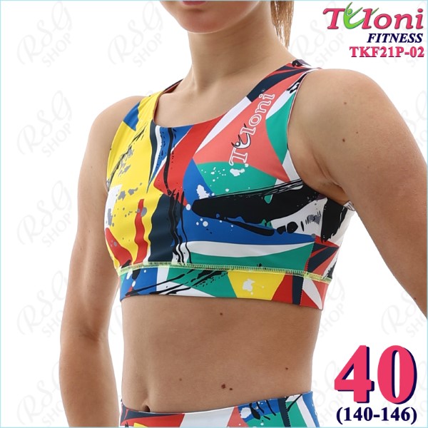 Short Tanktop Tuloni Fitness des. Versace s. 40 col. GxYxR Art. TKF21P-02-40