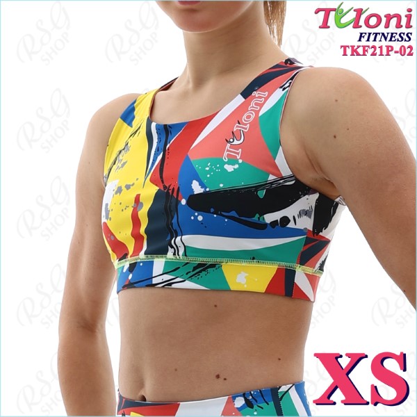 Short Tanktop Tuloni Fitness des. Versace s.  XS col. GxYxR Art. TKF21P-02-XS