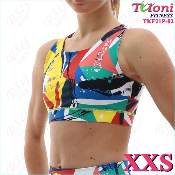 Short Tanktop Tuloni Fitness des. Versace s. XXS col. GxYxR Art. TKF21P-02-XXS