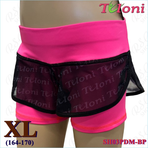 Doppelte Kurzhose Tuloni Netz SH03 s. XL (164-170) Pink SH03PDM-BPXL