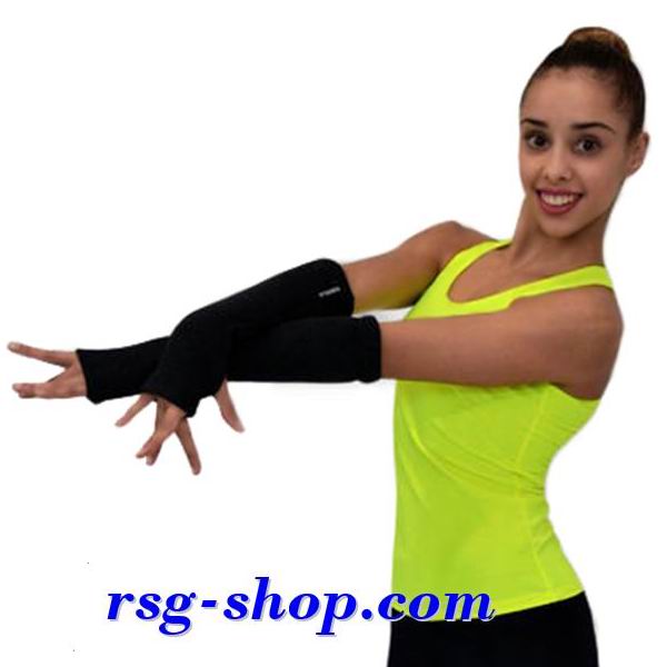 Gymnastics sleeve wrist warmers Pastorelli in Jersey col. Black Art. 03854