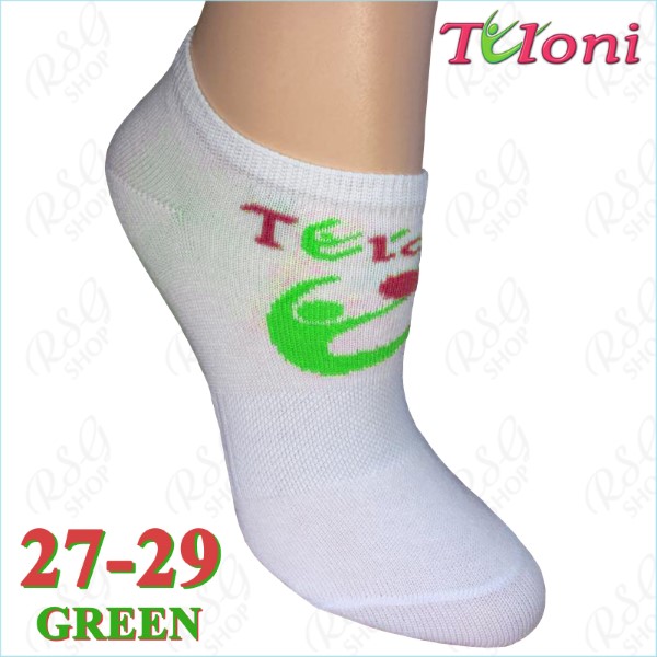 RG Носки Tuloni Logo s. 1 (27-29) col. White-Green Art. T0973-G1
