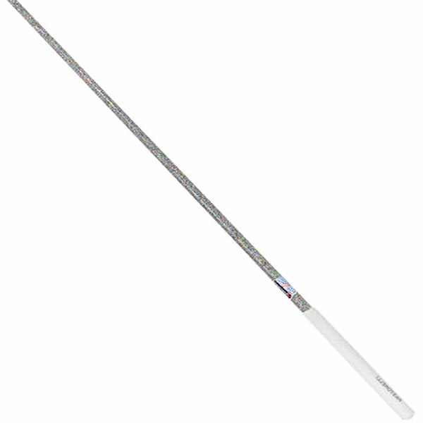 Stab 60cm Pastorelli Glitter Argento Grip White FIG Art. 02035