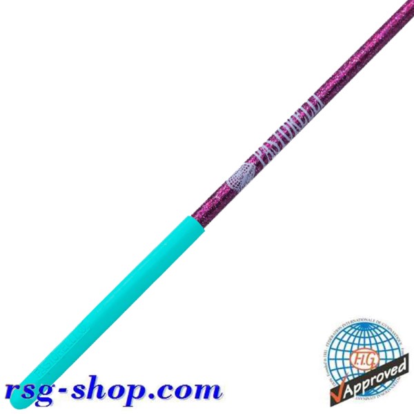 Stab 60cm Pastorelli Glitter Fuchsia Grip Aquamarine FIG 00446