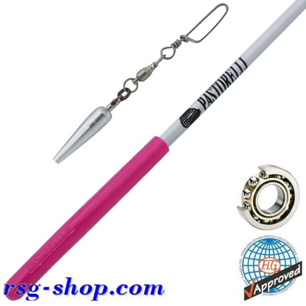Stab 60cm Pastorelli Mirror Rotator White Grip Raspberry FIG 03235