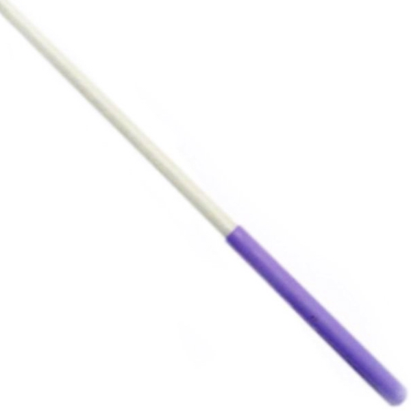 Stab 60cm Pastorelli col. Glitter White Grip Lila FIG 02300