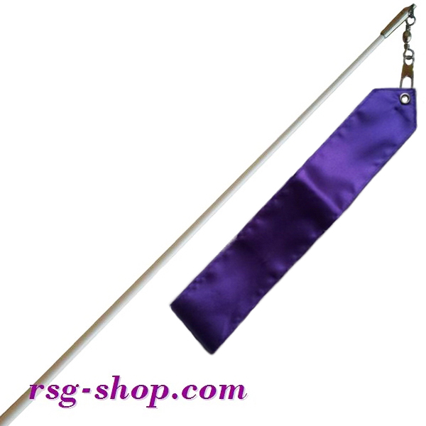 Белая палочка 60см с грифом и лентой 5м Viola T0042