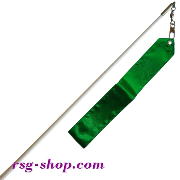 Белая палочка 60см с грифом и лентой 5м Green T0046