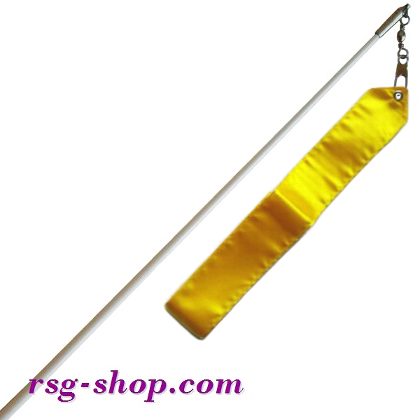 Белая палочка 60см с грифом и лентой 5м Yellow T0040