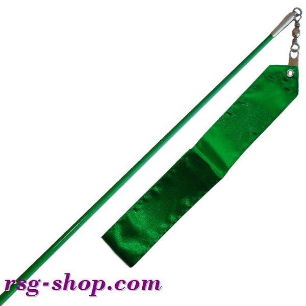 Einfarbiger Stab 60cm & Band 5m in Green incl. Griff Art. T0071