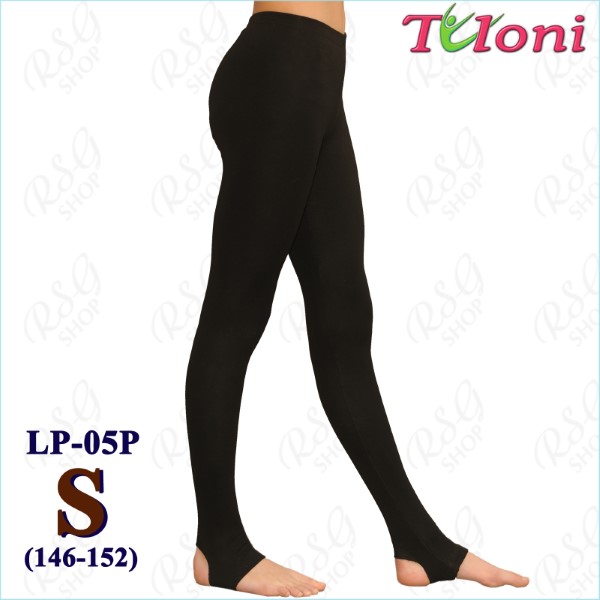 Леггинсы без пятки Tuloni LP-05 s. S (146-152) col. Black Art. LP05P-BS