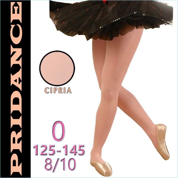 Ballet Tights Pridance col. Cipria 40 DEN s. 0 (125-145) Art. 513-C0
