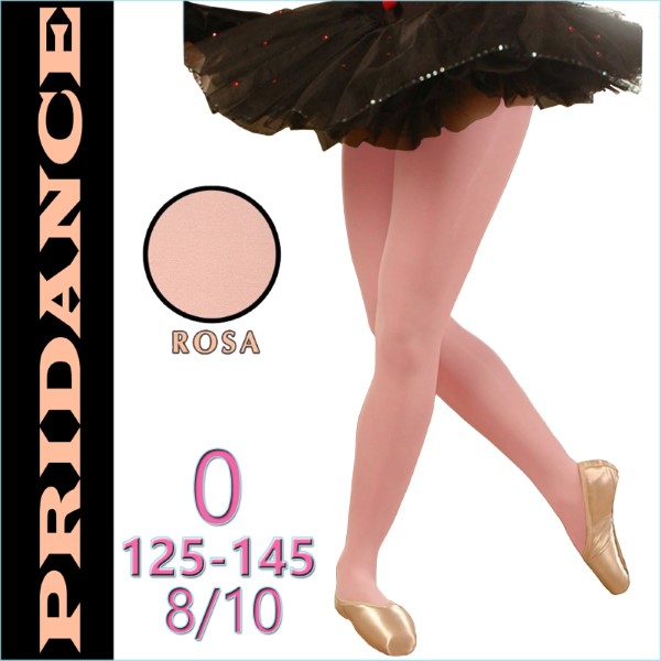 Ballet Tights Pridance col. Rosa 40 DEN s. 0 (125-145) Art. 513-P0