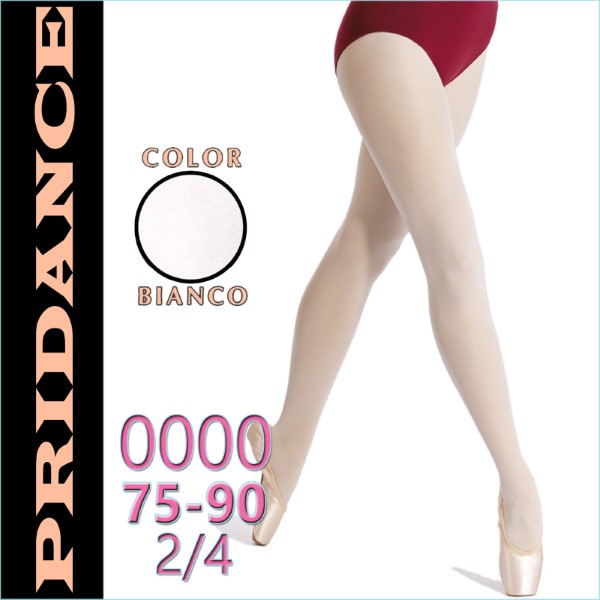 Ballet Tights Pridance col. Bianco 60 DEN s. 0000 (75-90) Art. 514-W0000