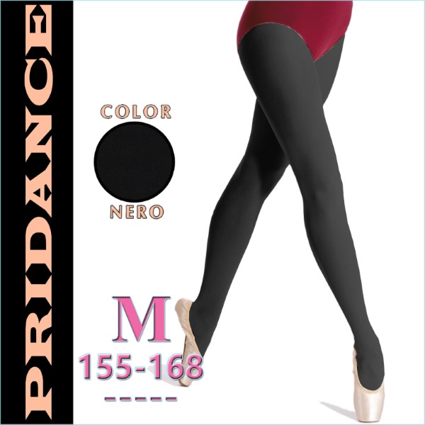 Ballet Tights Pridance col. Nero 60 DEN s. M (155-168) Art. 514-BM