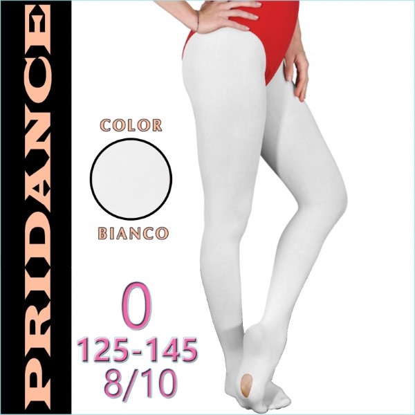 Ballet Tights Pridance col. White 60 DEN s. 0 (125-145) Art. 514C-W0