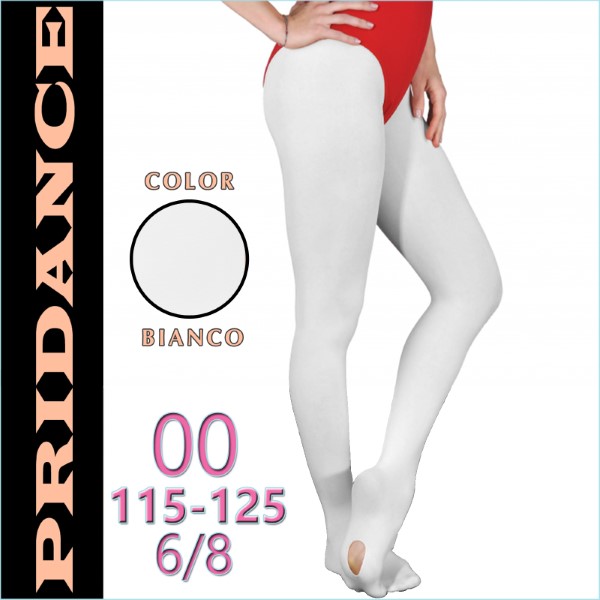 Ballet Tights Pridance col. White 60 DEN s. 00 (115-125) Art. 514C-W00