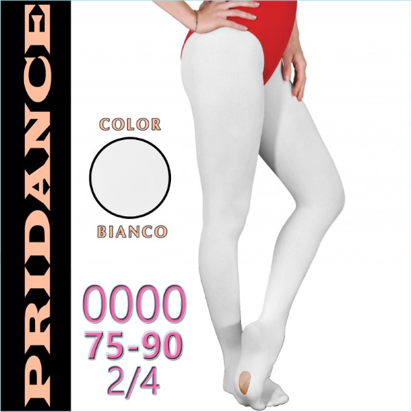 Ballet Tights Pridance col. White 60 DEN s. 0000 (75-90) Art. 514C-W0000