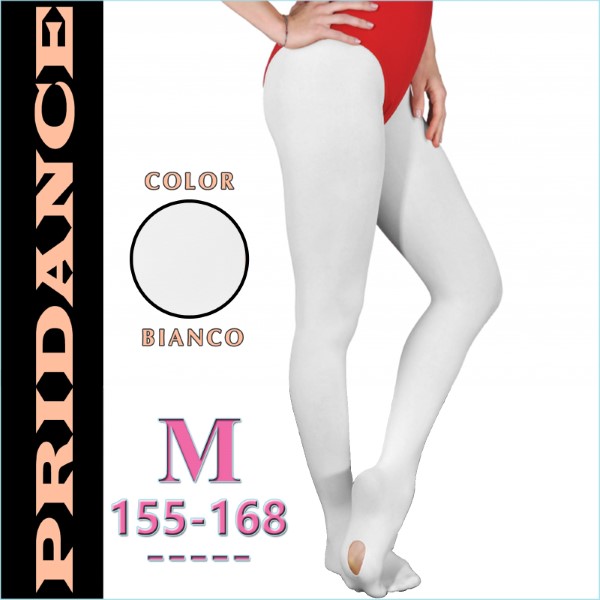 Ballet Tights Pridance col. White 60 DEN s. M (155-168) Art. 514C-WM
