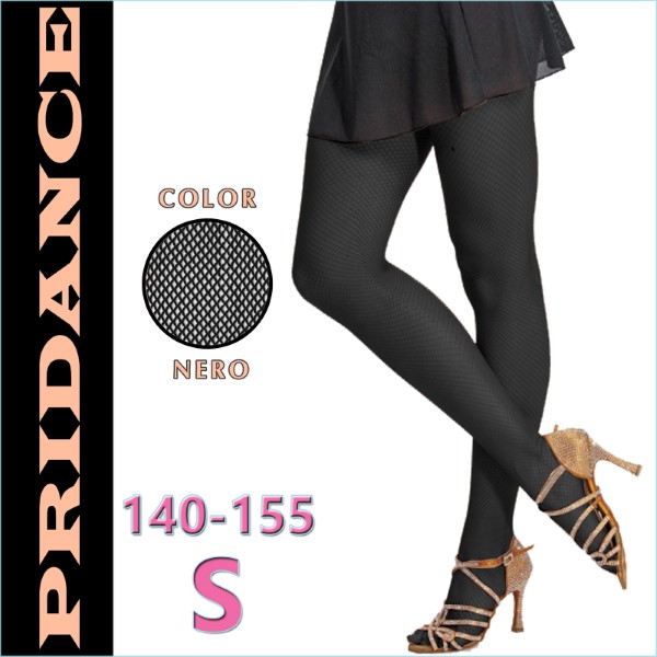 Колготки из сетки Pridance col. Nero s. S (140-155) Art. 854-BS