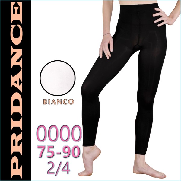 Ballet Leggings Pridance Bianco 60 DEN Gr. 0000 (75-90) Art. 8122-50-W0000