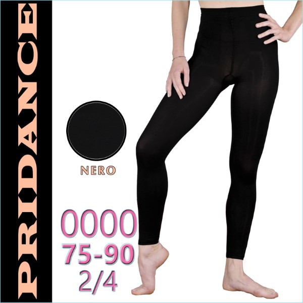 Ballet Leggings Pridance Nero 60 DEN Gr. 0000 (75-90) Art. 8122-50-B0000