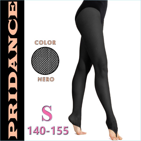 Колготы в сетку Pridance с кольцом Nero s. S (140-155) Art. 846-BS