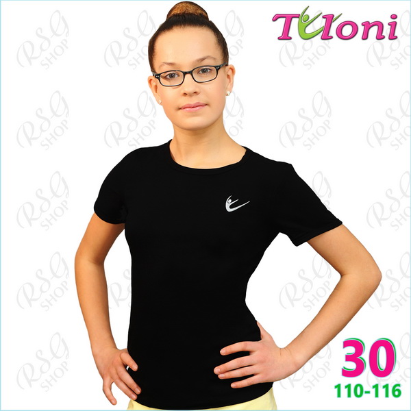 T-Shirt Tuloni FG-007 Gr. 30 (110-116) Black FG007LC-B30