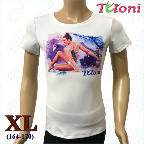 T-Shirt Tuloni mod. Nastya Gr. XL (164-170) col. White Art. TSH06-WXL