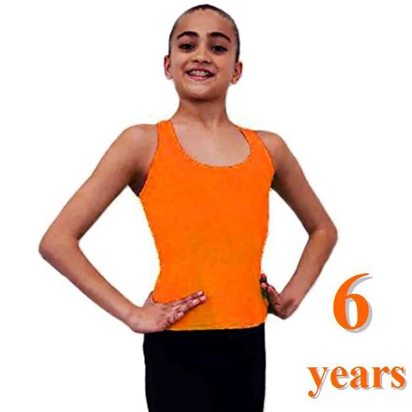 Tank Top Pastorelli mod. Funny 6 (116-122) Orange Art. 03161