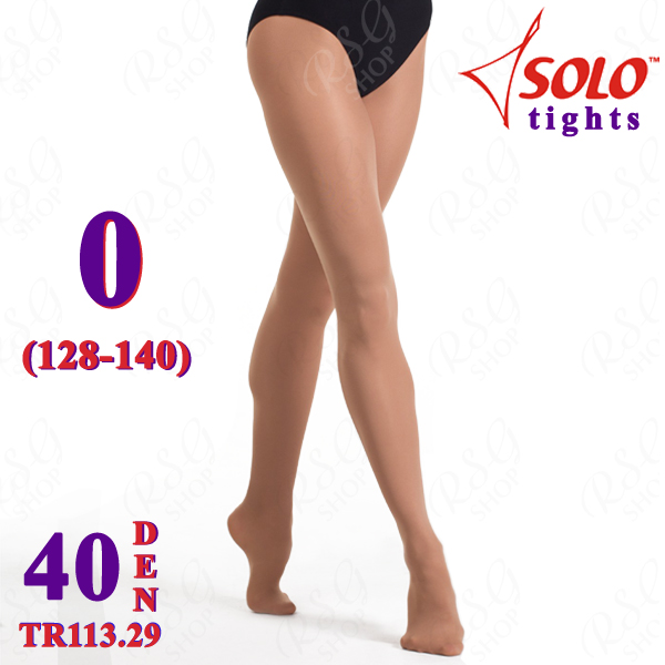 Ballettstrumpfhose Solo TR113 col. Suntan 40 DEN 0 (128-140) TR113.29-0 Ballettstrumpfhose Solo TR113 col. Suntan 40 DEN 0 (128-140) TR113.29-0