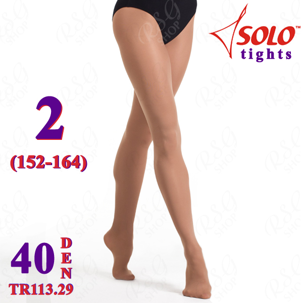 Ballettstrumpfhose Solo TR113 col.  Suntan 40 DEN 2 (152-164) TR113.29-2