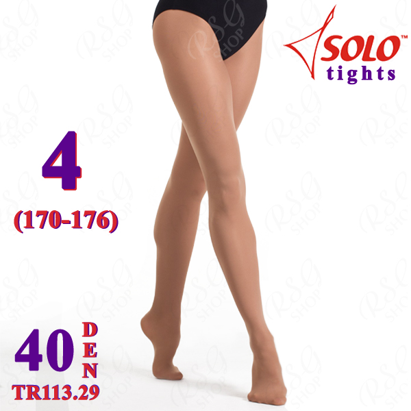 Ballettstrumpfhose Solo TR113 col. Suntan 40 DEN 4 (170-176) TR113.29-4 Ballettstrumpfhose Solo TR113 col. Suntan 40 DEN 4 (170-176) TR113.29-4