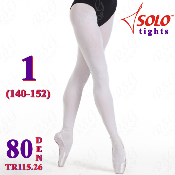 Strumpfhose Solo TR115 col. White 80 DEN 1 (140-152) TR115.26-1 Strumpfhose Solo TR115 col. White 80 DEN 1 (140-152) TR115.26-1