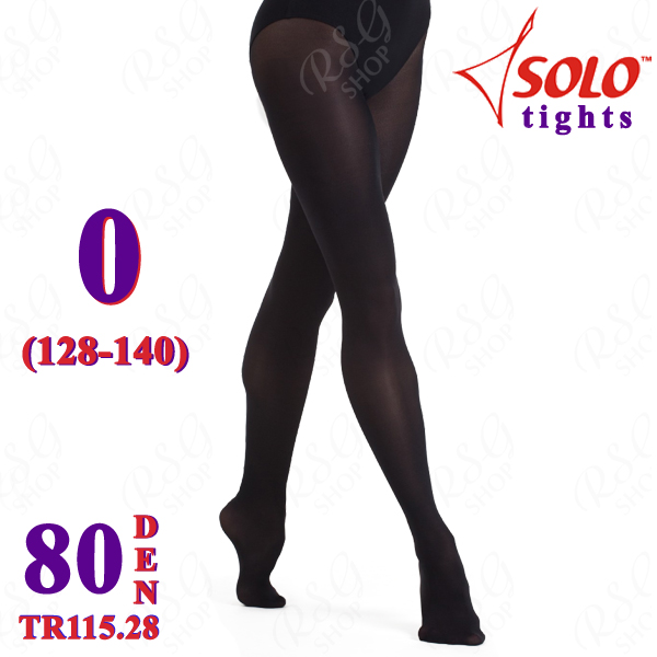 Strumpfhose Solo TR115 col. Black 80 DEN 0 (128-140) TR115.28-0 Strumpfhose Solo TR115 col. Black 80 DEN 0 (128-140) TR115.28-0