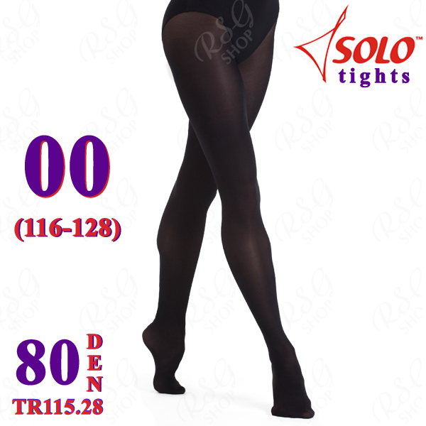 Strumpfhose Solo TR115 col. Black 80 DEN 00 (116-128) TR115.28-00 Strumpfhose Solo TR115 col. Black 80 DEN 00 (116-128) TR115.28-00