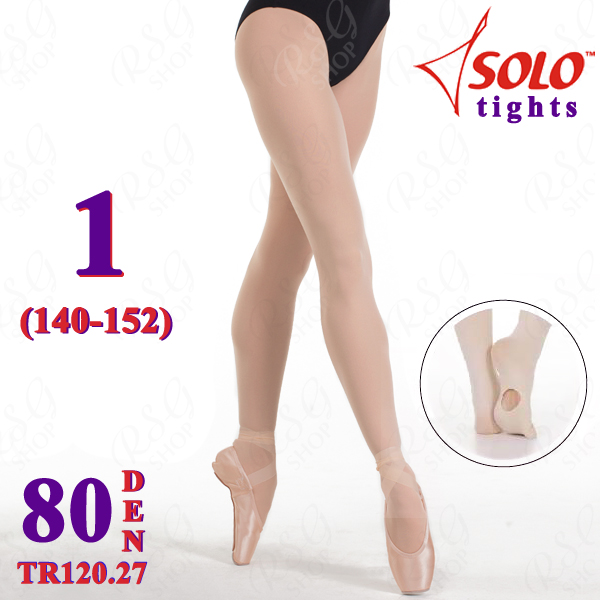 Strumpfhose Solo TR120 col. Skin 80 DEN 1 (140-152) TR120.27-1 Strumpfhose Solo TR120 col. Skin 80 DEN 1 (140-152) TR120.27-1