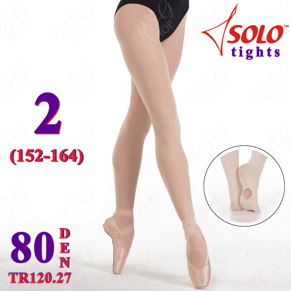 Strumpfhose Solo TR120 col. Skin 80 DEN 2 (152-164) TR120.27-2 Strumpfhose Solo TR120 col. Skin 80 DEN 2 (152-164) TR120.27-2