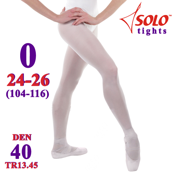 Tights Solo TR13 col. White s. 0 (104-110) 40 DEN TR13.45-0