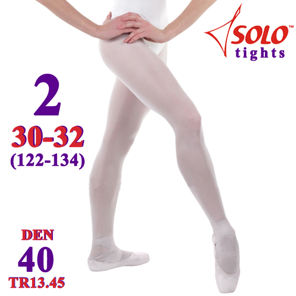 Tights Solo TR13 col. White s. 2 (128-134) 40 DEN TR13.45-2