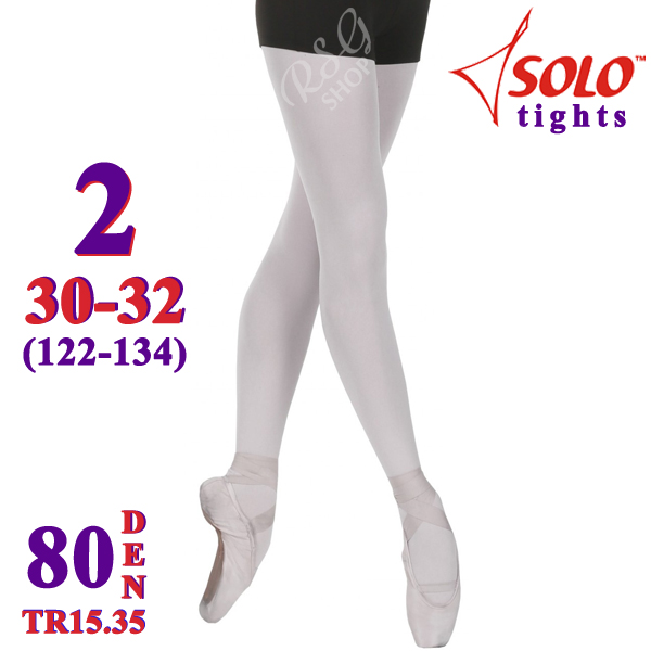 Tights Solo TR15 col. White s. 2 (128-134) 80 DEN TR15.35-2