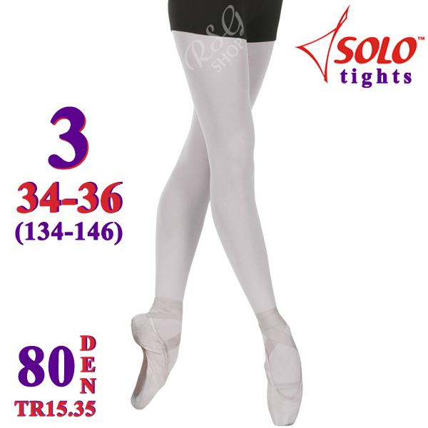 Tights Solo TR15 col. White s. 3 (140-146) 80 DEN TR15.35-3