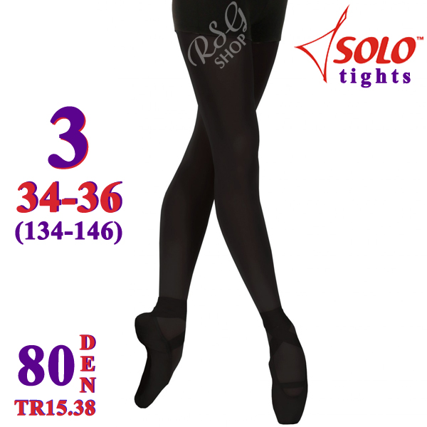 Tights Solo TR15 col. Black s. 3 (140-146) 80 DEN TR15.38-3