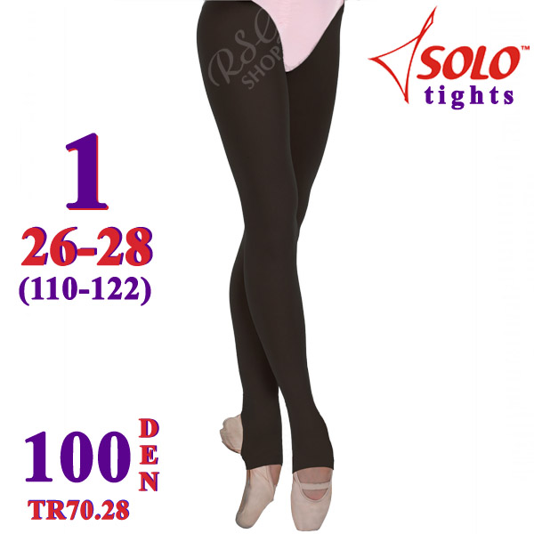 Tights Solo TR70 col. Black s. 1 (116-122) 100 DEN TR70.28-1