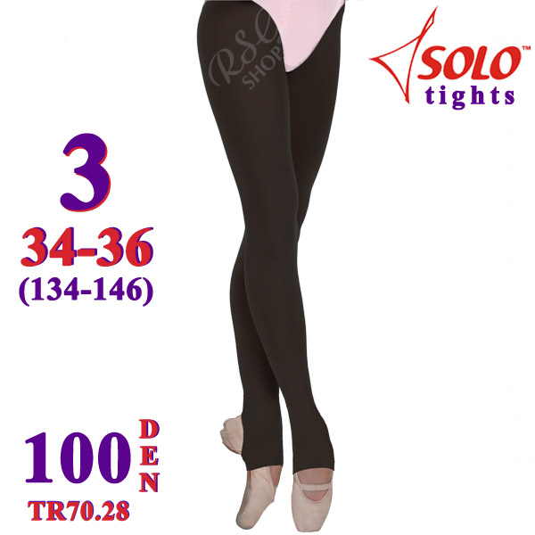 Tights Solo TR70 col. Black s. 3 (140-146) 100 DEN TR70.28-3