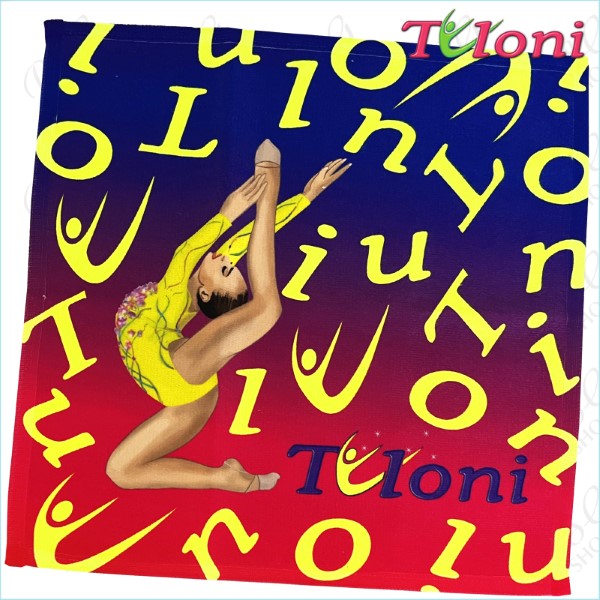 Ball & Hand Towel Tuloni mod. ZOE col. YxBUxFU Art. TOW07