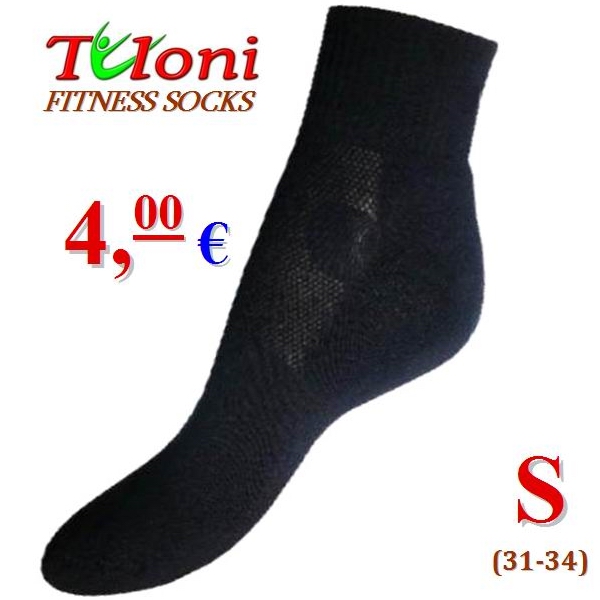 3 x пары спортивных носков Tuloni s. S (31-34) Black T0995S